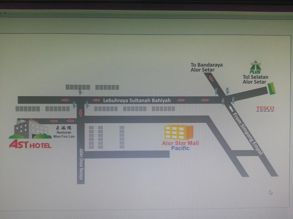 Ast Hotel Alor Setar Kültér fotó